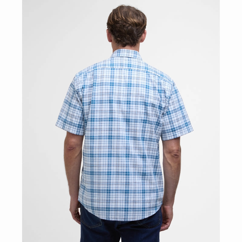 Todays Mega Savings Grab It Before Gone Barbour Drafthill Regular Fit Mens Shirt - Brook Blue