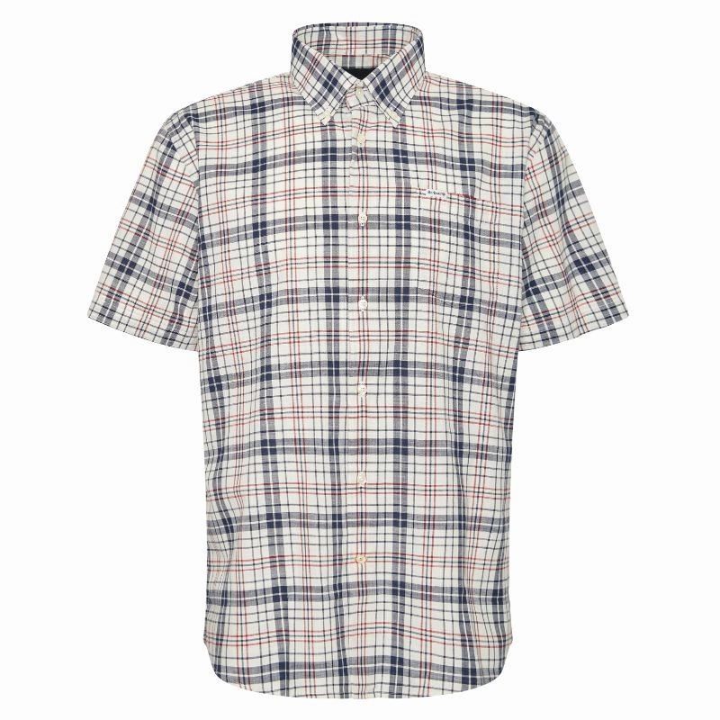 Barbour Drafthill Regular Fit Mens Shirt - Navy Sweet Deal Today