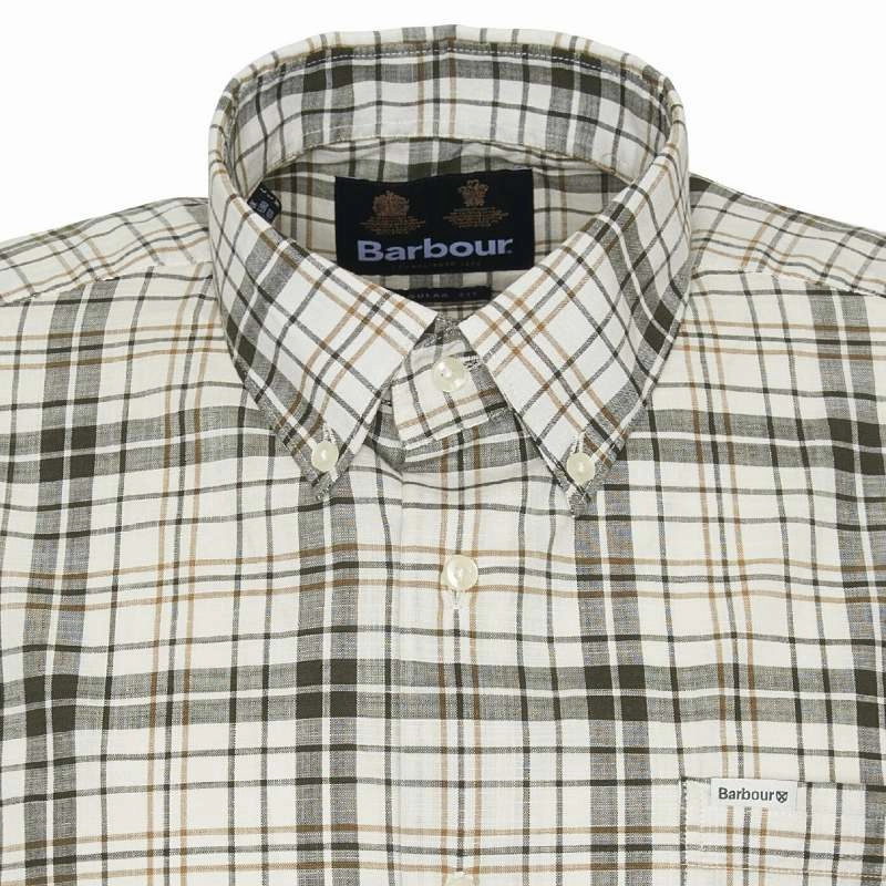 Special Savings Today MustHave Gift Ideas Barbour Drafthill Regular Fit Mens Shirt - Olive