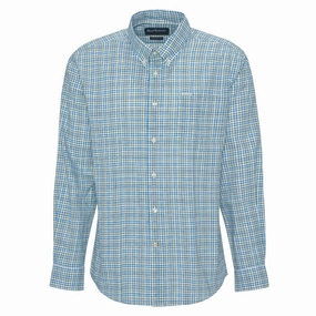 Barbour Durand Regular Fit Mens Shirt - Brook Blue Hot Offer Event