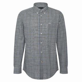Barbour Durand Regular Fit Mens Shirt - Olive Special Online Offer Trending Now Offer