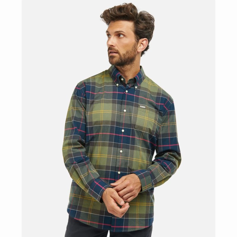 Grab Todays Deal Barbour Eden Regular Fit Mens Shirt - Classic Tartan