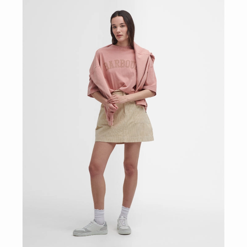 Barbour Elisha Ladies T-Shirt - Mahogany Rose Hot Savings Alert