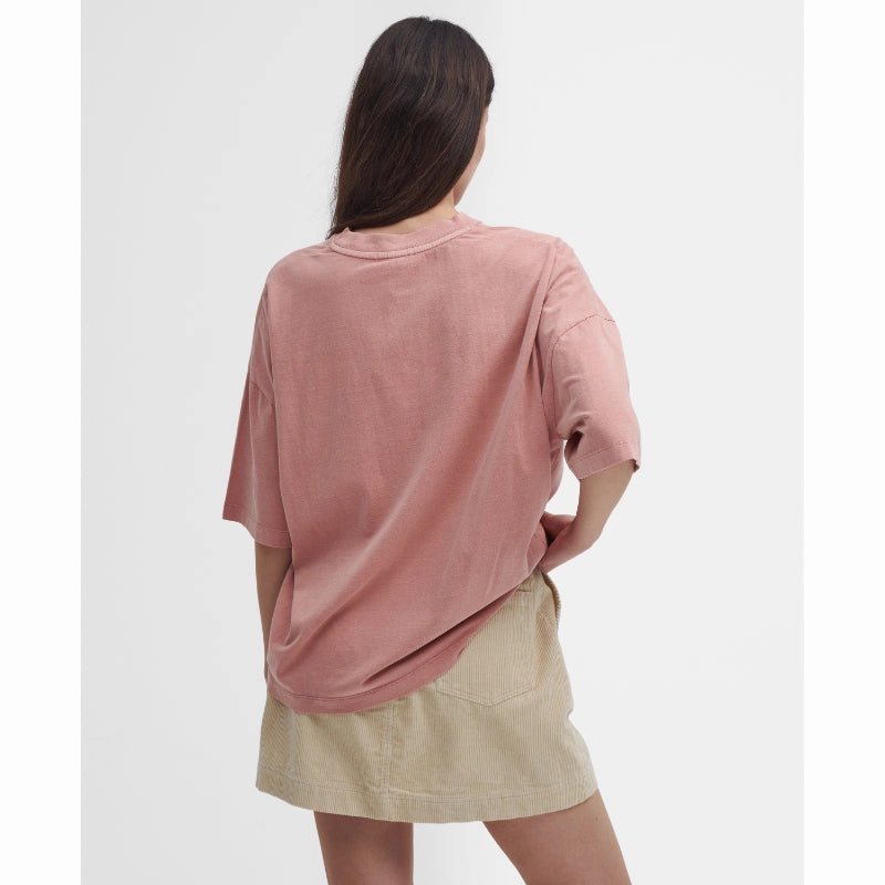 Shop Grab Now Barbour Elisha Ladies T-Shirt - Mahogany Rose