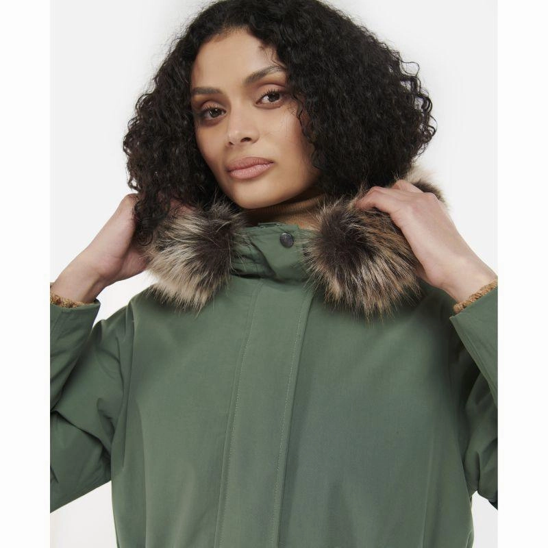 Barbour Ellison Ladies Waterproof Jacket - Alchemy Green Exclusive Hot Pick Todays Special Picks