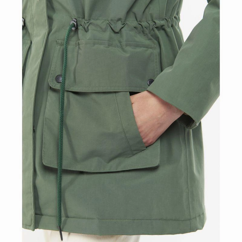 Limited Time Offer Barbour Ellison Ladies Waterproof Jacket - Alchemy Green