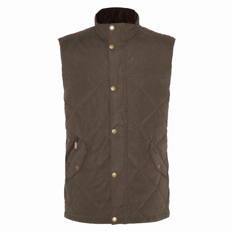 Barbour Elter Quilted Mens Gilet - Olive Perfect Gift Sale Mega Discount Event