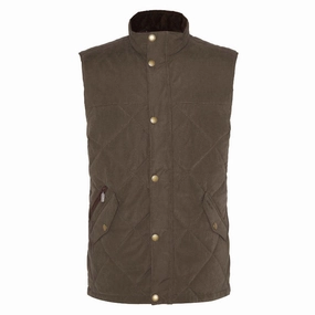 Barbour Elter Quilted Mens Gilet - Olive Perfect Gift Sale Mega Discount Event