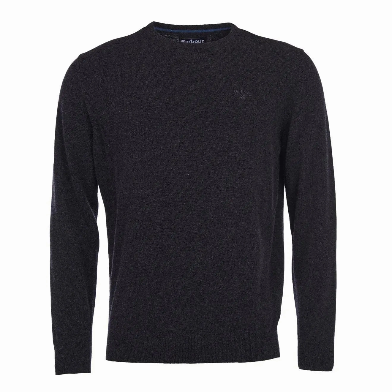 Hot Pick Deal Barbour Essential Lambswool Crew Neck Charcoal