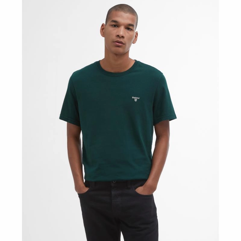 Perfect Gift Offer Barbour Essential Sports Mens T-Shirt - Seaweed