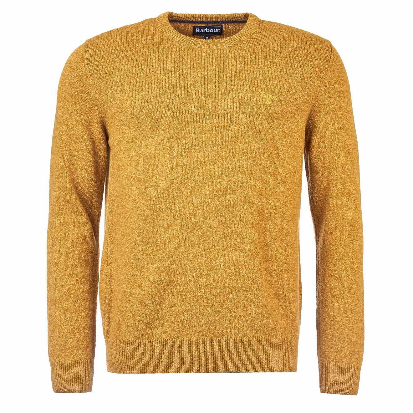 Barbour Essential Tisbury Crew Neck Sweater Copper Big Price Drop Daily Special Offer