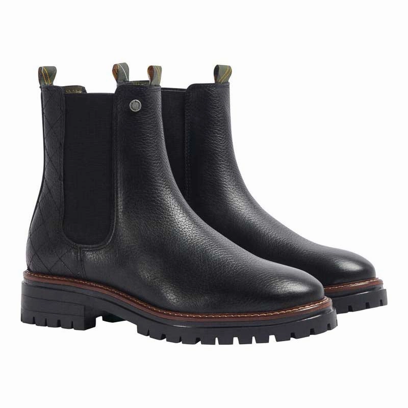 Barbour Evie Ladies Chelsea Boot - Black Deal Frenzy Today Best Deal Today