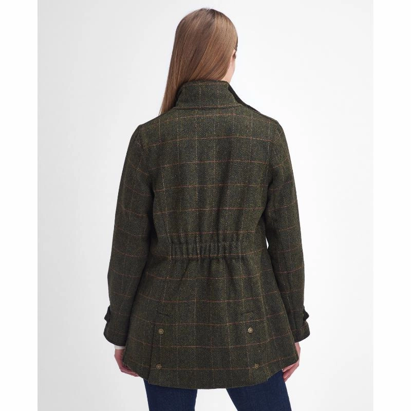 Shop Smart Save Barbour Fairfield Ladies Wool Tweed Waterproof Jacket - Spiced Pumpkin
