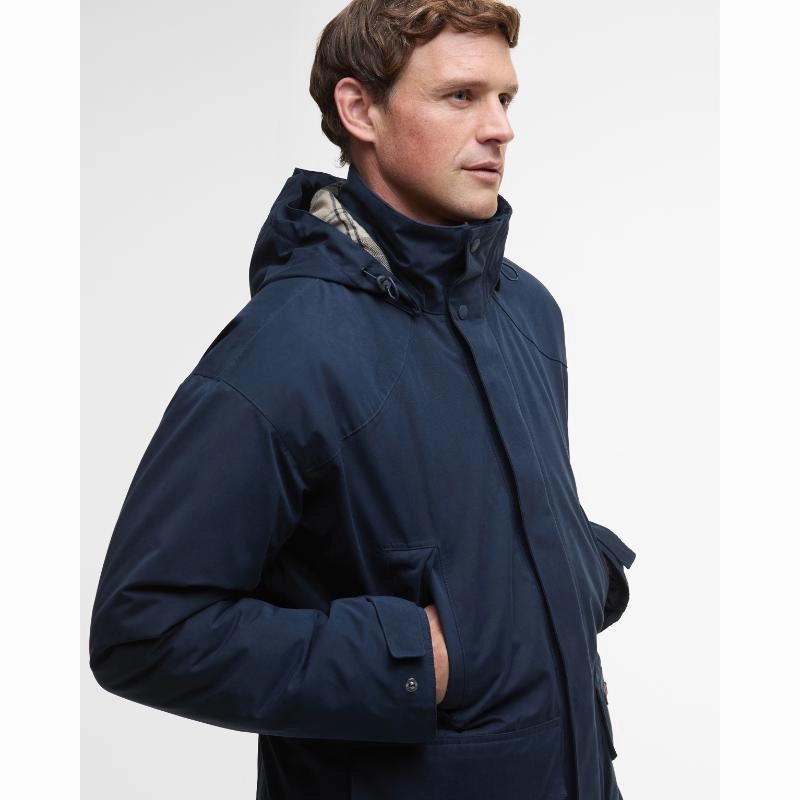 Barbour Farlam Mens Waterproof Jacket - Navy Hot Pick of the Day MustShop Sale