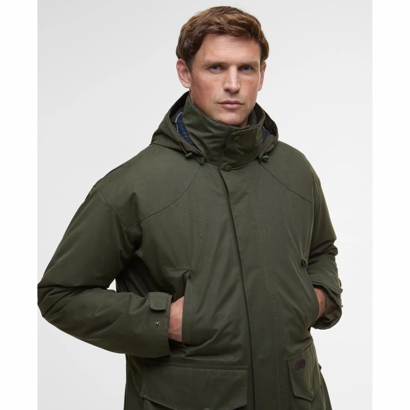 Barbour Farlam Mens Waterproof Jacket - Olive Limited Offer Alert