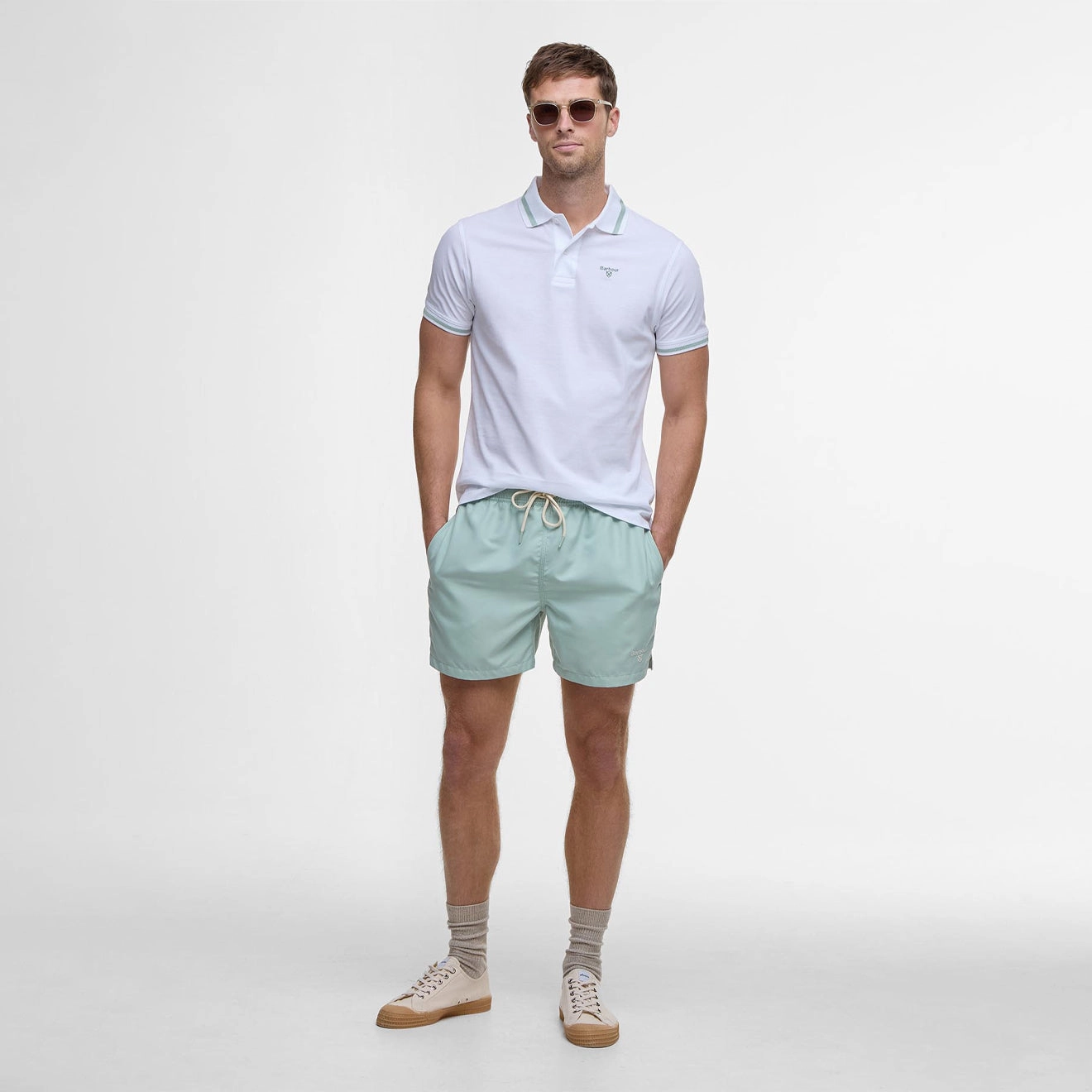 GiftWorthy Sale Online Exclusive Savings Barbour Ferrybridge Lightweight Polo Shirt White