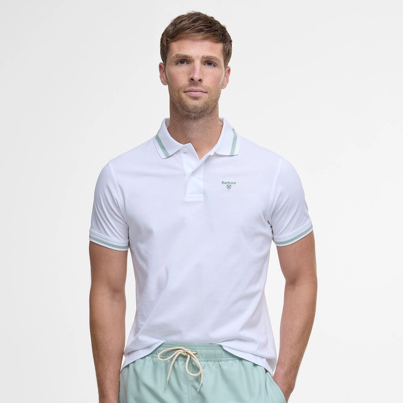 MustHave Deals Barbour Ferrybridge Lightweight Polo Shirt White