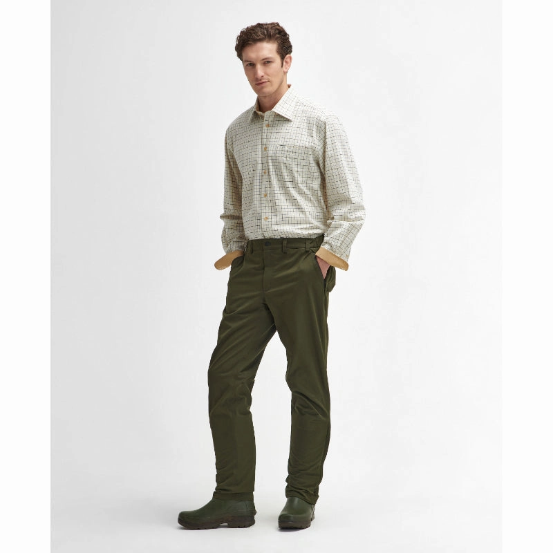 Barbour Field Tattersall Classic Collar Mens Shirt - Blue MustHave Steals