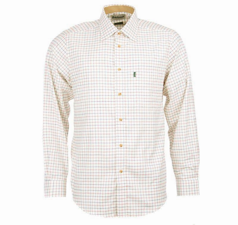 Barbour Field Tattersall Classic Collar Mens Shirt - Rich Red Todays Special Savings Online Exclusive Steal