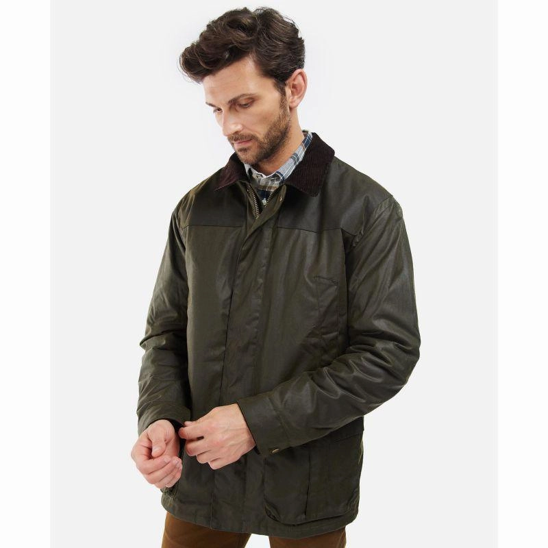 Exclusive Online Deal Barbour Findon Mens Wax Jacket - Archive Olive