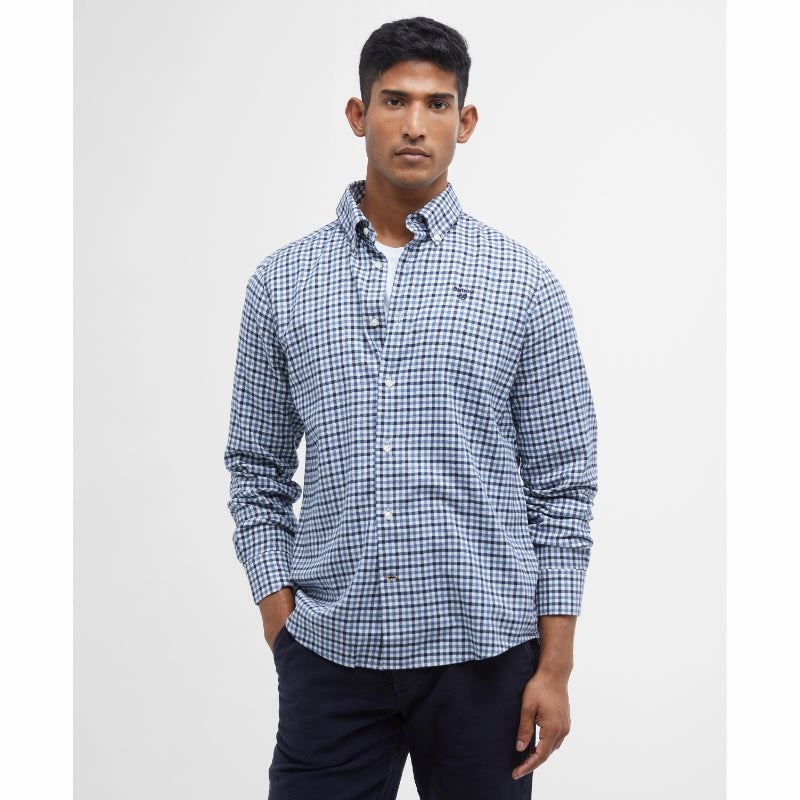 Flash Sale Alert Instant Savings Deal Barbour Finkle Mens Tailored Shirt - Navy