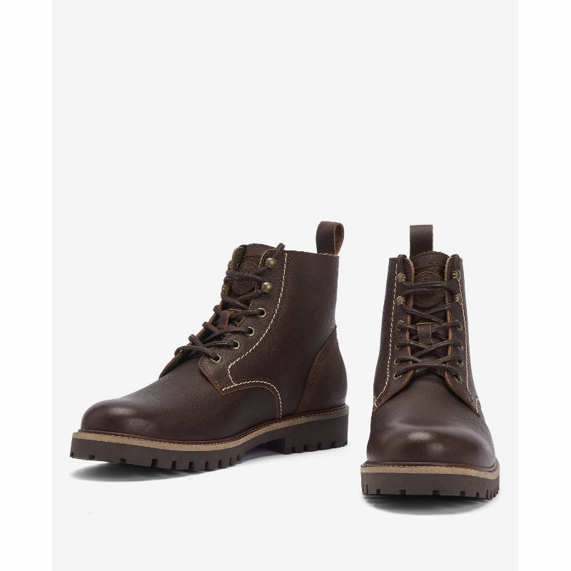 Barbour Foggy Leather Mens Derby Boot - Brown Hot Sale Alert