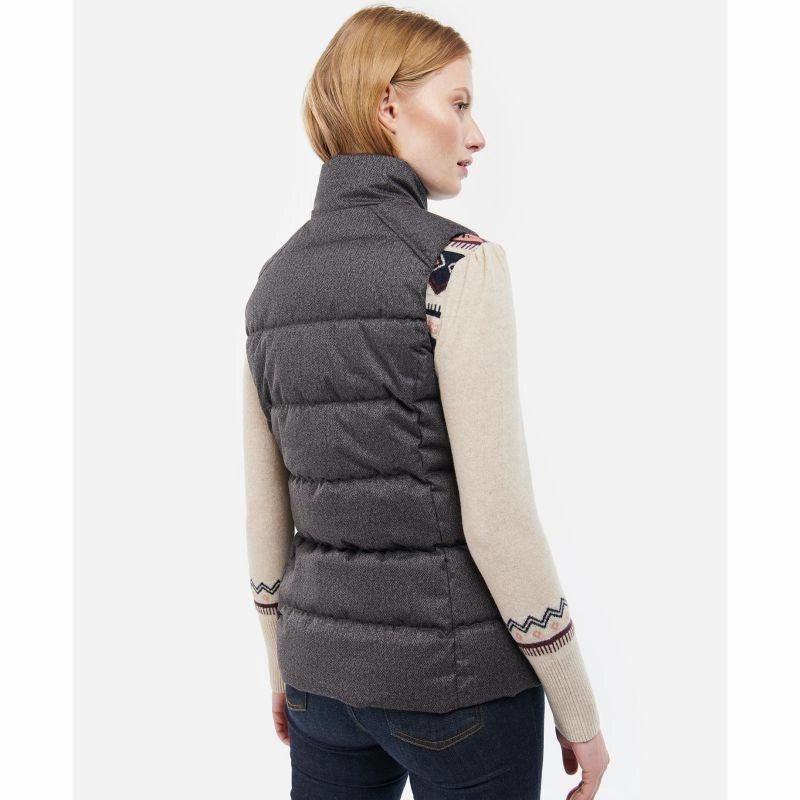 New Arrival Discount Trending Now Discount Barbour Foxglove Ladies Baffle Gilet - Hessian