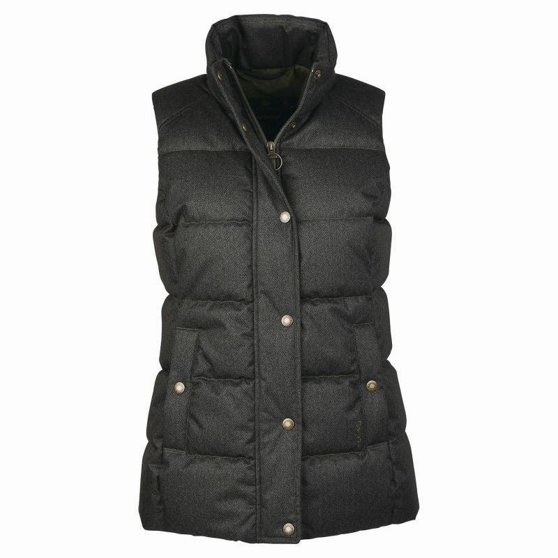 Barbour Foxglove Ladies Baffle Gilet - Olive Price Drop Alert Save More Online