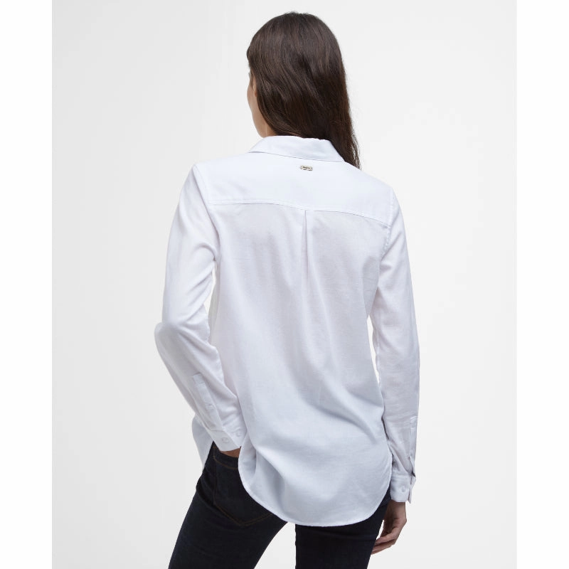 Barbour Glades Ladies Shirt - White/Gardenia Flash Sale Alert