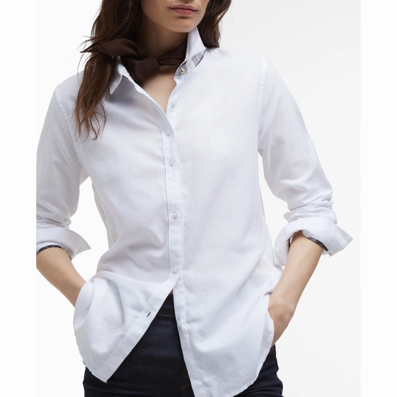 Barbour Glades Ladies Shirt - White/Gardenia Grab It Fast