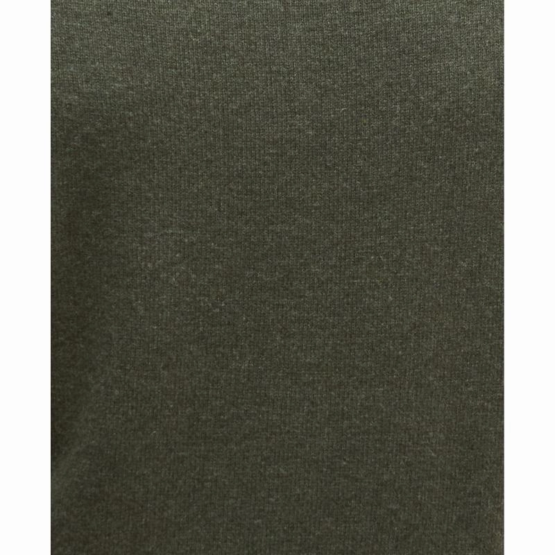 Big Hot Sale Limited Stock Deals Barbour Grangetown Mens 1/4 Zip Knitted Jumper - Mid Olive