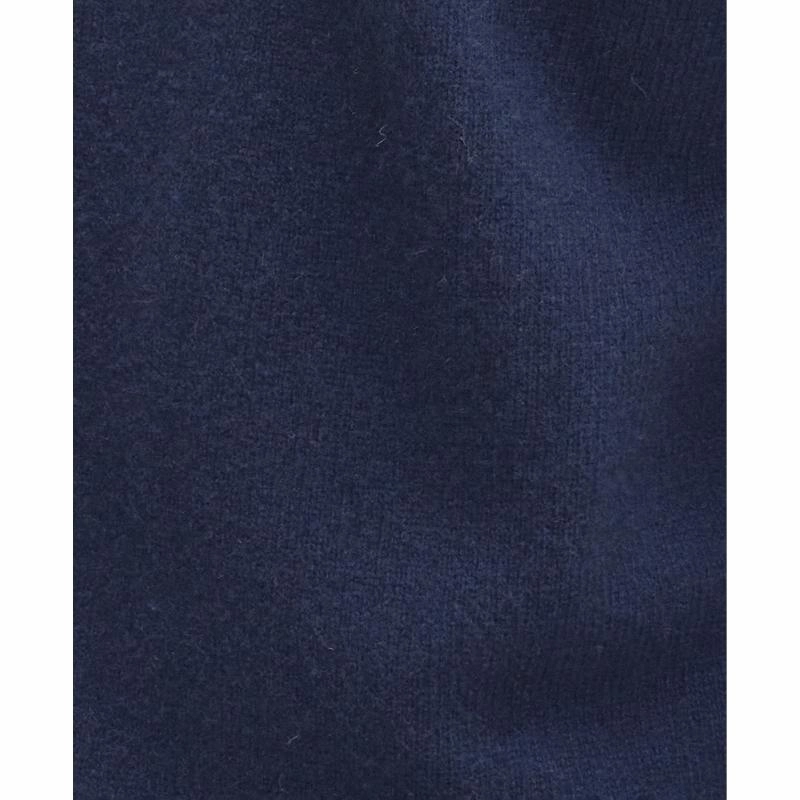 Barbour Grangetown Mens Crew Neck Jumper - Navy Dont Miss Todays Deal