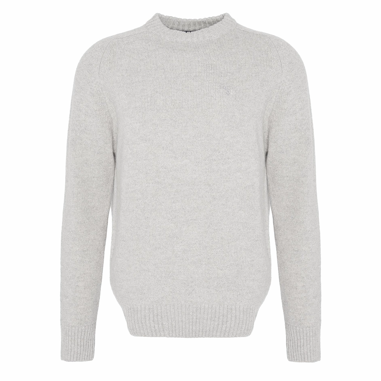 Shop the Best Deals Barbour Grangetown Merino Crew Neck Sweater Light Grey