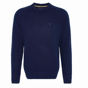 Barbour Grangetown Merino Crew Neck Sweater Navy Flash Discount Today