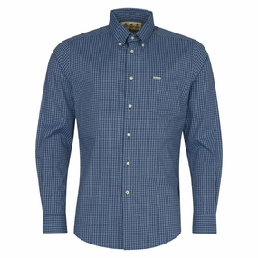 Grab Your Deal Today Barbour Grove Performance Mens Shirt - Navy