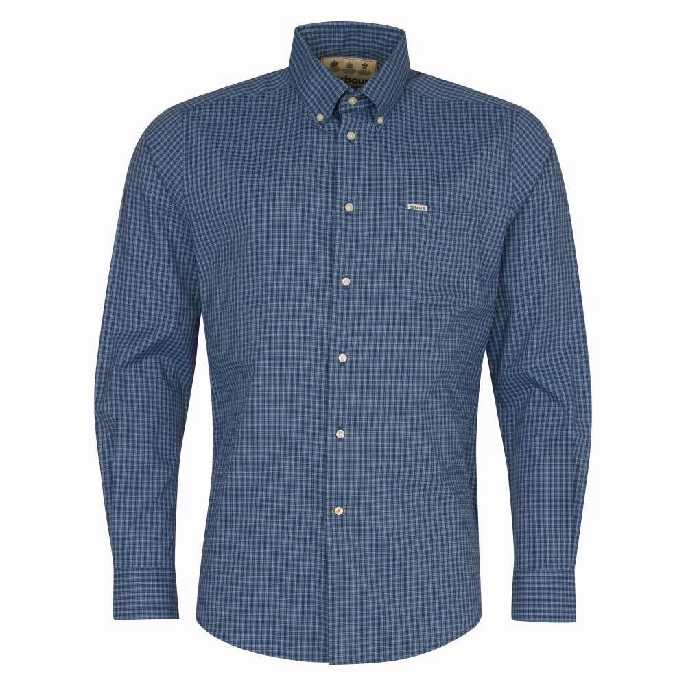 Grab Your Deal Today Barbour Grove Performance Mens Shirt - Navy