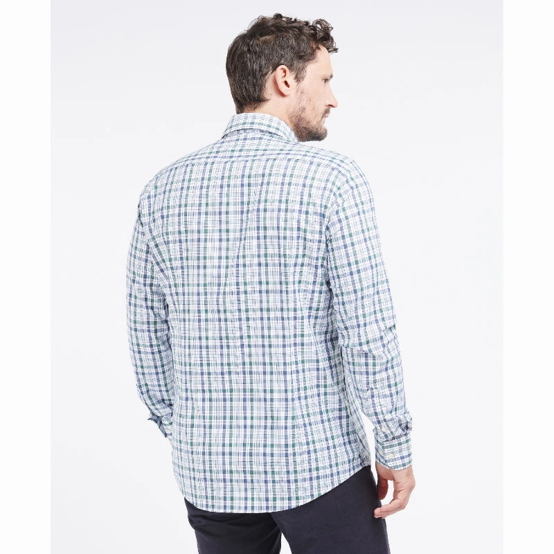 Grab Your Deal Today Barbour Hallhill Performance Mens Shirt - Green