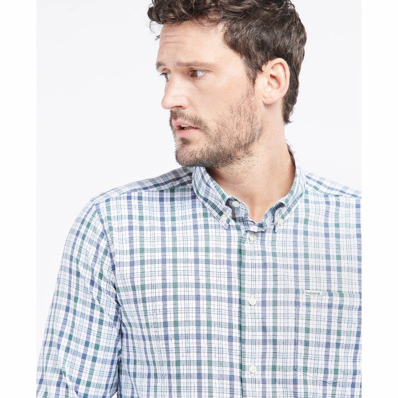GiftWorthy Sale Trending Deals Today Barbour Hallhill Performance Mens Shirt - Green