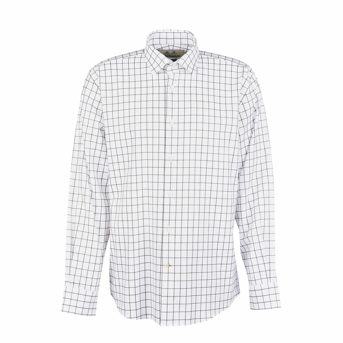 Barbour Hans Country Shirt Mid Olive Save Today Event Special Savings Today