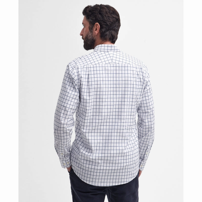 Gift Sale Event Barbour Hanstead Mens Country Active Regular Fit Shirt - Blue