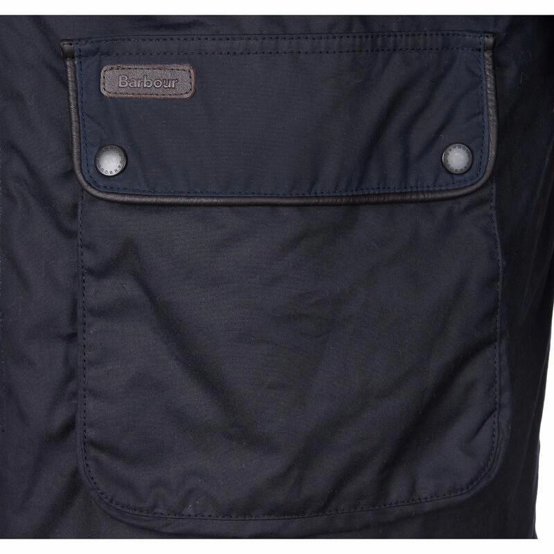 Barbour Hartlington Mens Wax Jacket - Navy Todays Special Savings Limited Time Steal