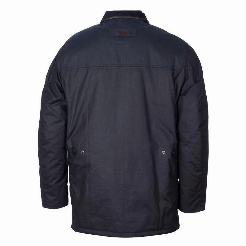 Barbour Hartlington Mens Wax Jacket - Navy Hot Deals Today Save Big Today