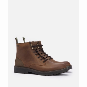 Barbour Harvey Mens Derby Boot - Teak Deal Frenzy Today Save Today Event