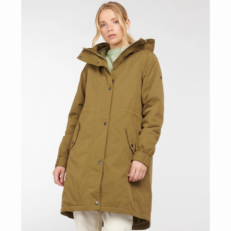 Barbour Hauxley Ladies Waterproof Jacket - Nori Green/Dusky Green Weekend Specials MustHave Items
