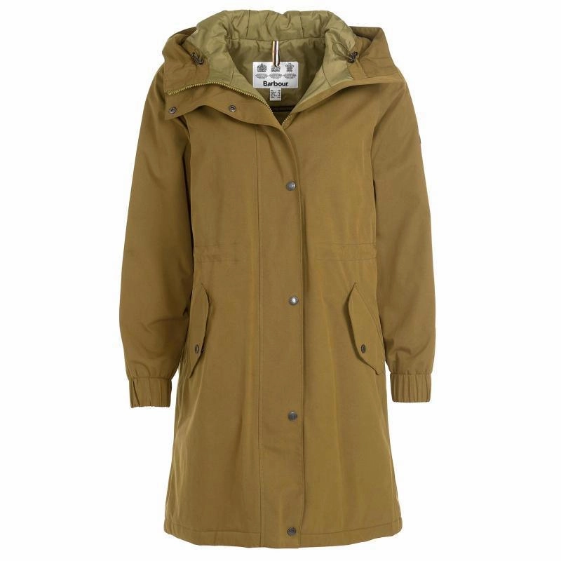 Barbour Hauxley Ladies Waterproof Jacket - Nori Green/Dusky Green Trending Hot Picks