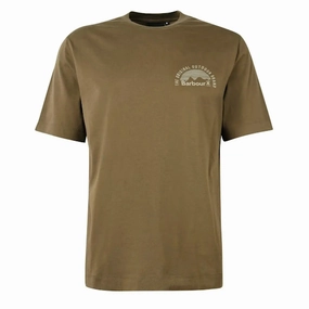 Barbour Haydock T-Shirt Beech MustHave Gift Ideas GiftWorthy Sale