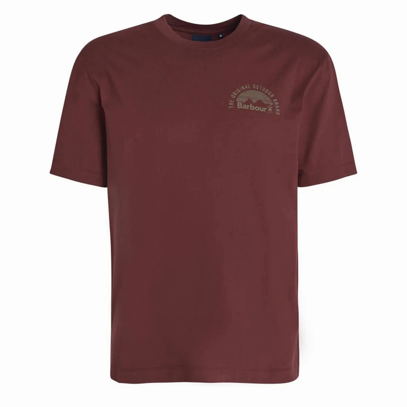 Barbour Haydock T-Shirt Truffle Hot Price Drop Special Occasion Discount
