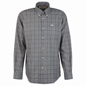 Big Clearance Event Hot Offer Ending Soon Barbour Henderson Thermo Weave Mens Shirt - Navy