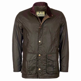 Today Only Offer Limited Stock Offer Barbour Hereford Mens Wax Jacket - Olive