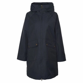 Shop Hot Picks Barbour Heron Ladies Waterproof Jacket - Dark Navy